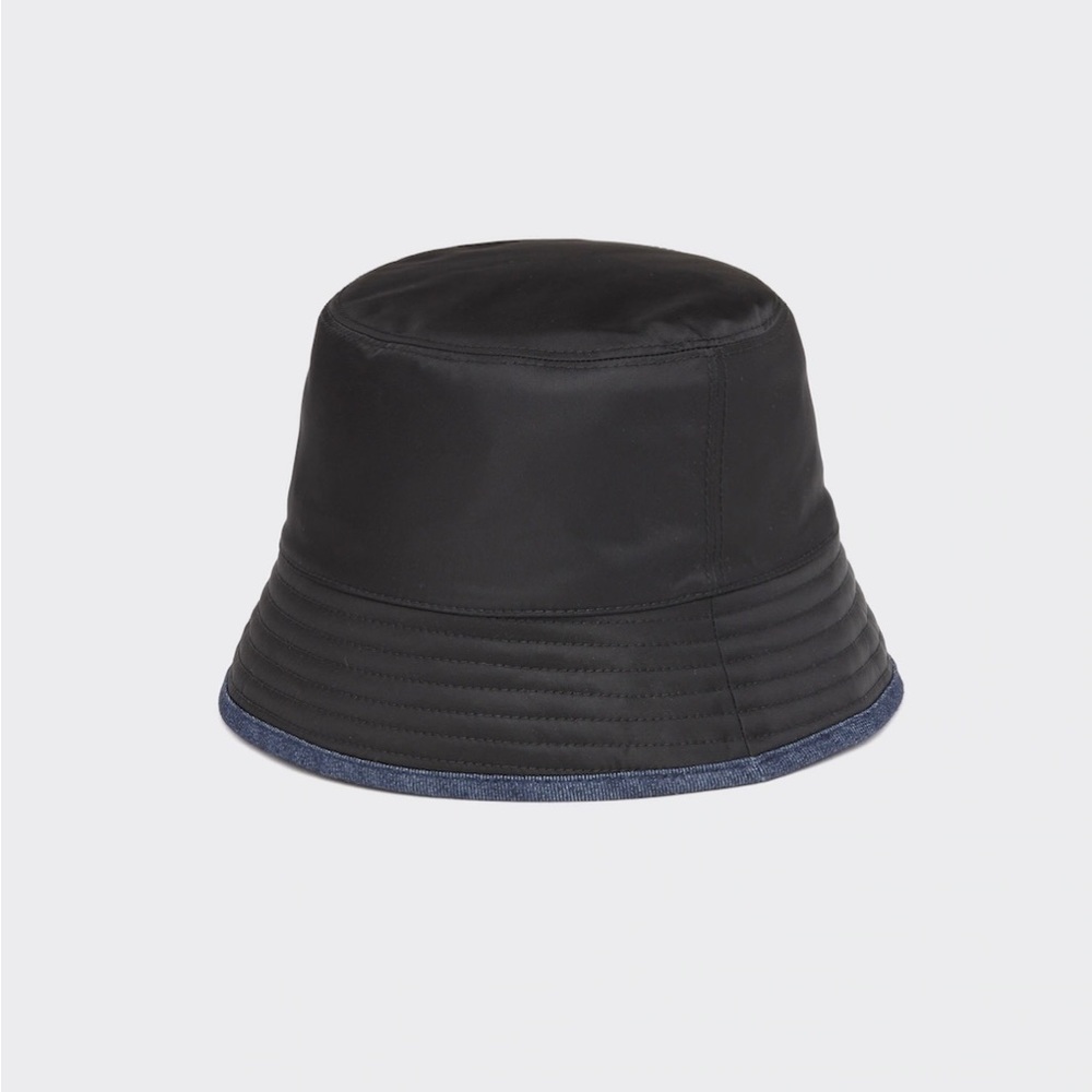 Prada Re-Nylon and denim reversible bucket hat - Picture 4 of 8
